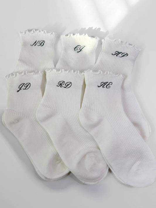 Custom Ruffle Socks