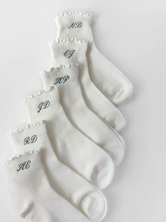 Custom Ruffle Socks