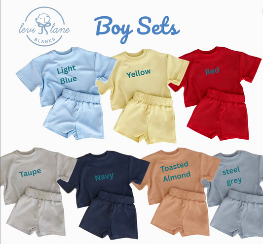 Boys Terry Cloth Set - CLOSES 2/18