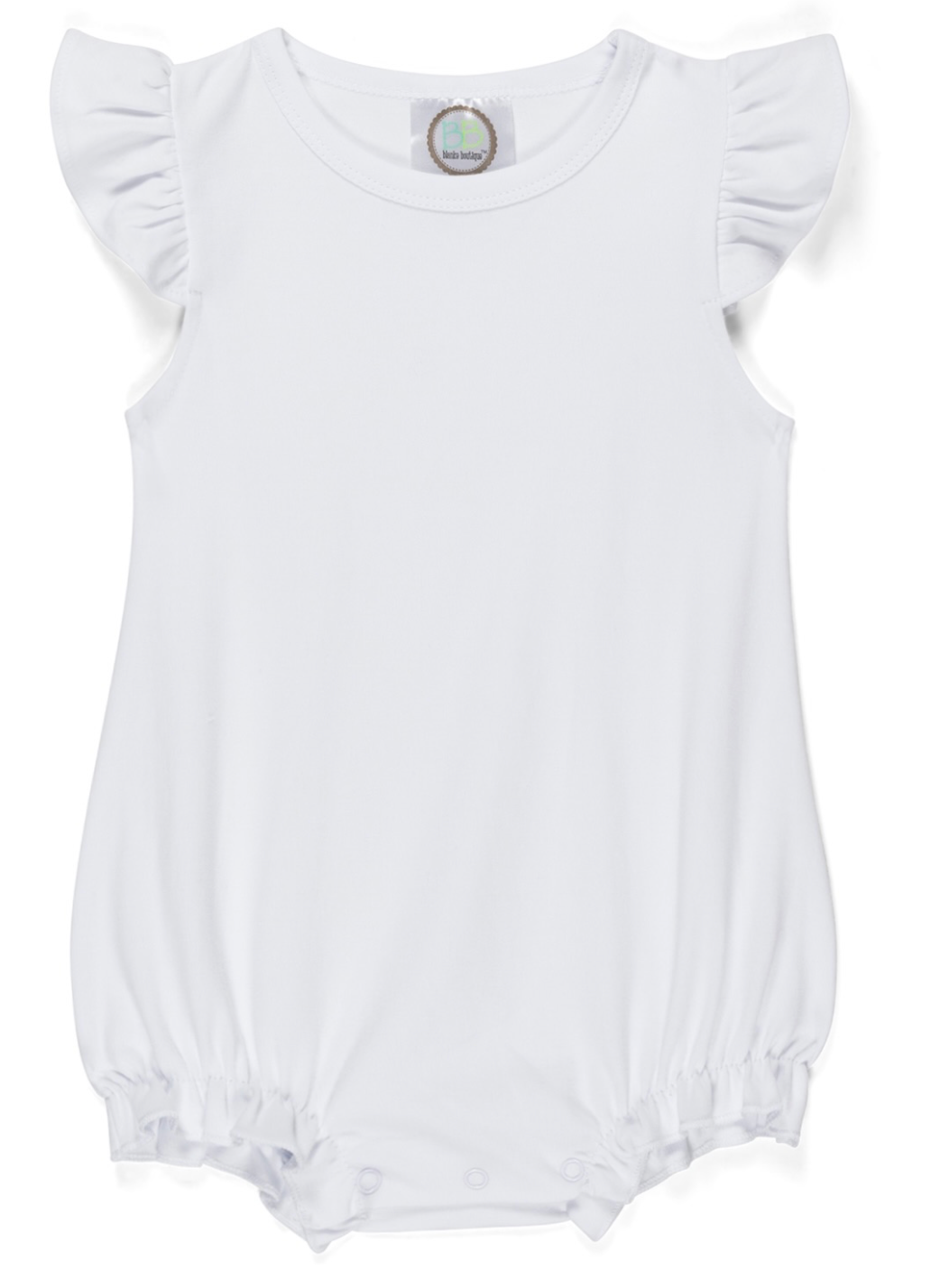 Girls Flutter Sleeve Bodysuit