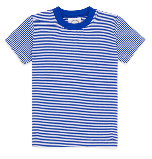 Boys Stripe Short Sleeve Top
